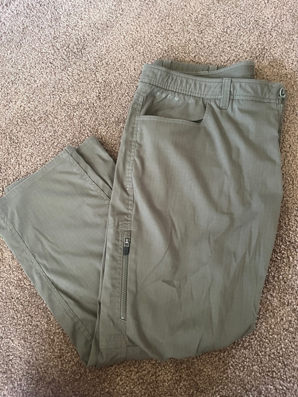 Men's Olive Green Utility Pants